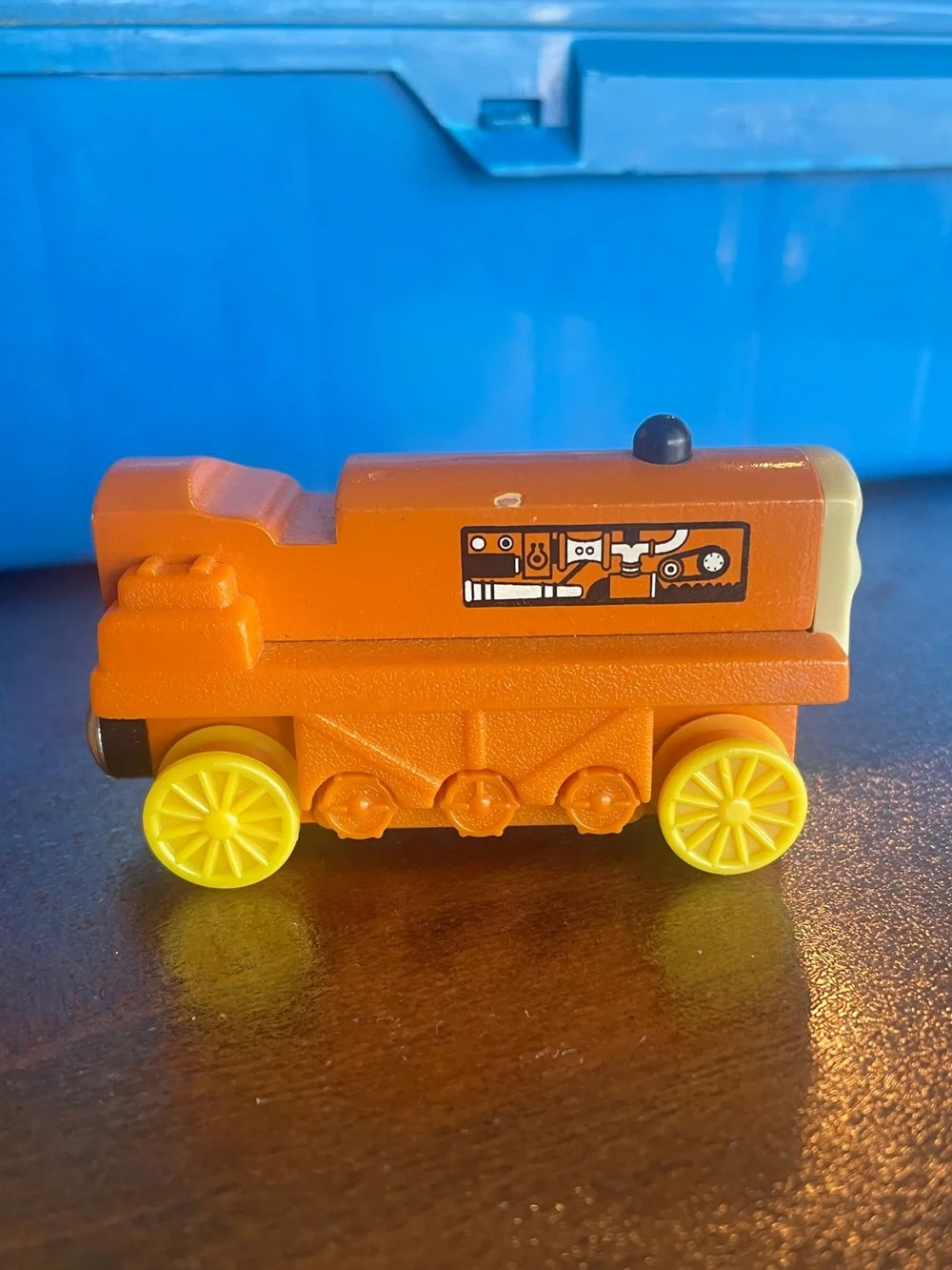 Thomas the Train Terence Tractor Wooden Railway Rare Friends Vintage Orange